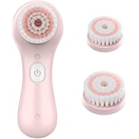 Liberex Cepillo Limpiador Facial - Portátil Recargable con 2 Cabezales Giratorios y 2 Intensidades- Impermeable…